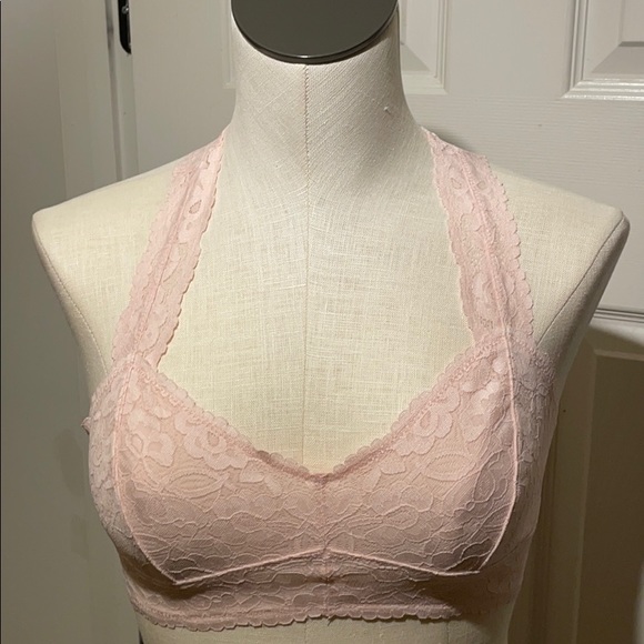 Free People Other - Free People BALLET Pink Galloon Lace Racerback SM.